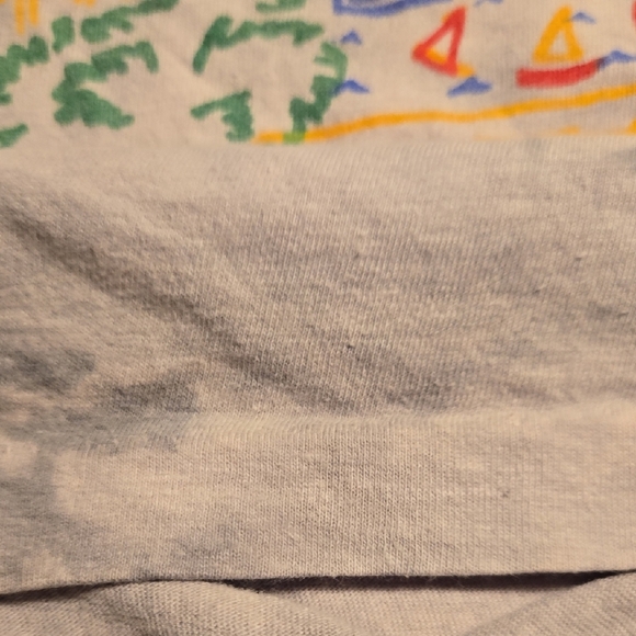 Vintage Single Stitch Gtey T- Shirt Featuring A Colorful London Graphic - Picture 3 of 5